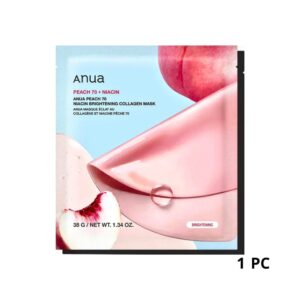 ANUA Peach 70 Niacin Brightening Collagen Mask 1pc