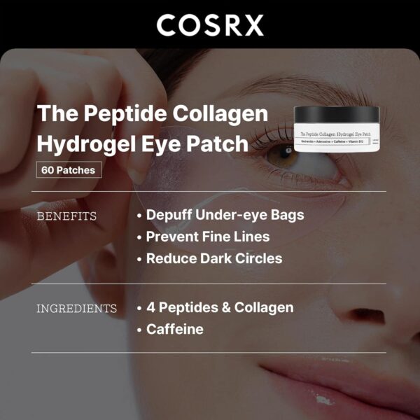 COSRX The Peptide Collagen Hydrogel Eye Patch (60 Patches) - Image 2