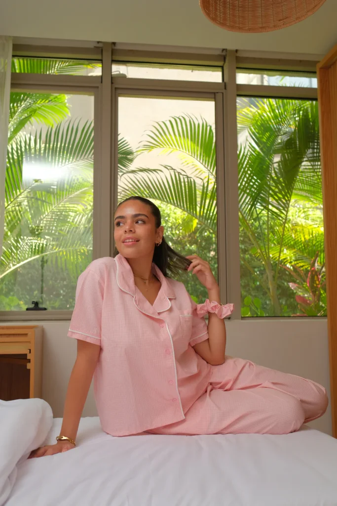 Mentally Checked Out PJ in Pink