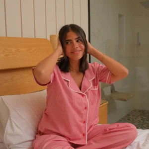 Mentally Checked Out PJ in Red