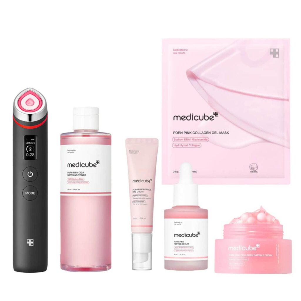 MEDICUBE PDRN Peptide Booster Pro Black Set