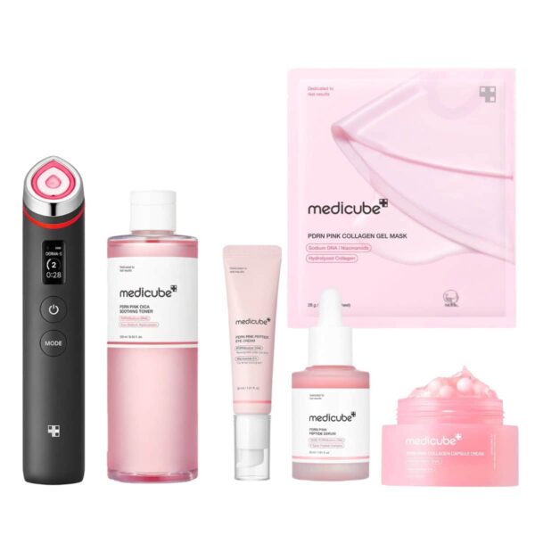 MEDICUBE PDRN Peptide Booster Pro Black Set