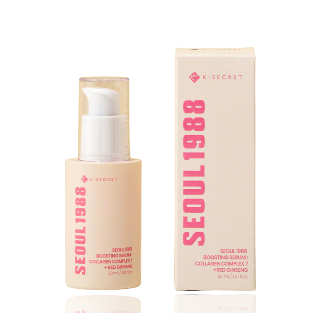 KSECRET SEOUL 1988 SEOUL BOOSTING SERUM: COLLAGEN COMPLEX 7 + RED GINSENG 30ml