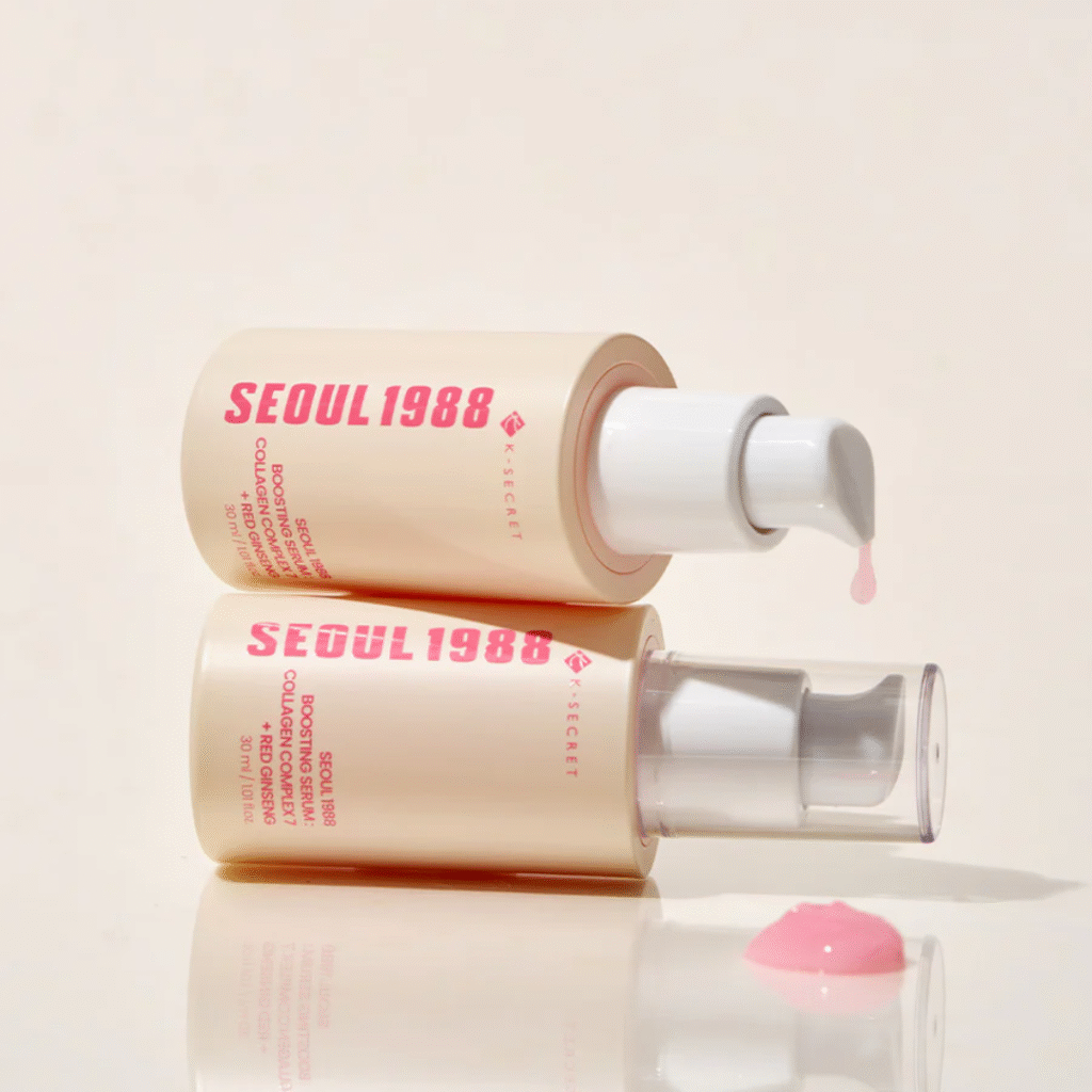 KSECRET SEOUL 1988 SEOUL BOOSTING SERUM: COLLAGEN COMPLEX 7 + RED GINSENG 30ml